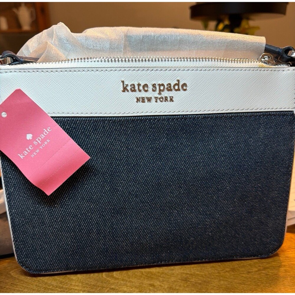 Kate Spade Cameron Denim Colorblock Crossbody Bag – NWT